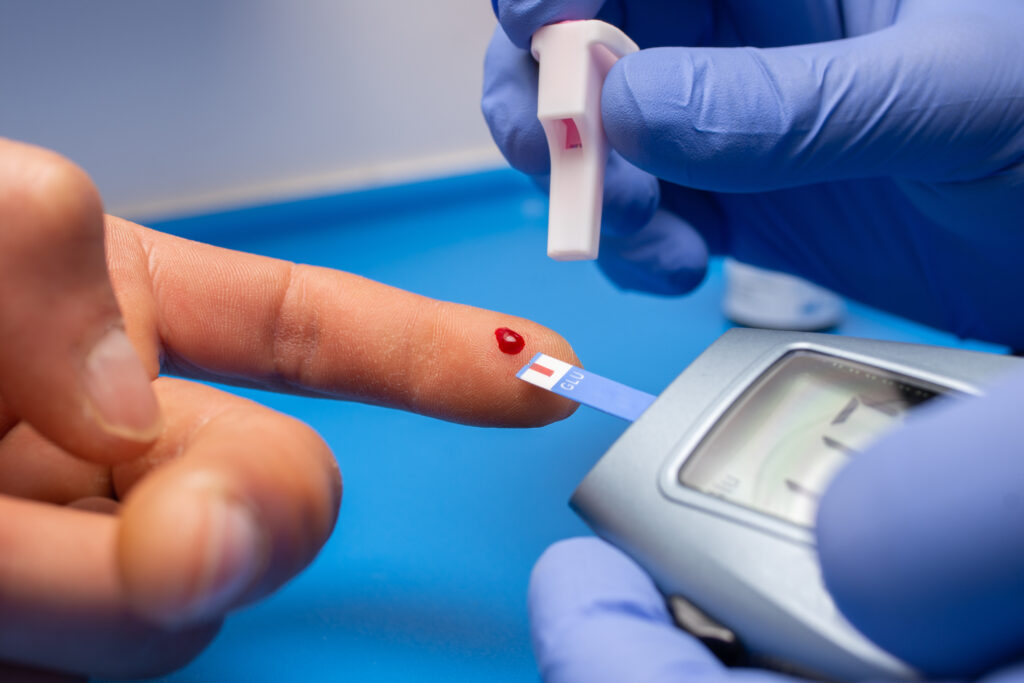 Diabetics Blood Test