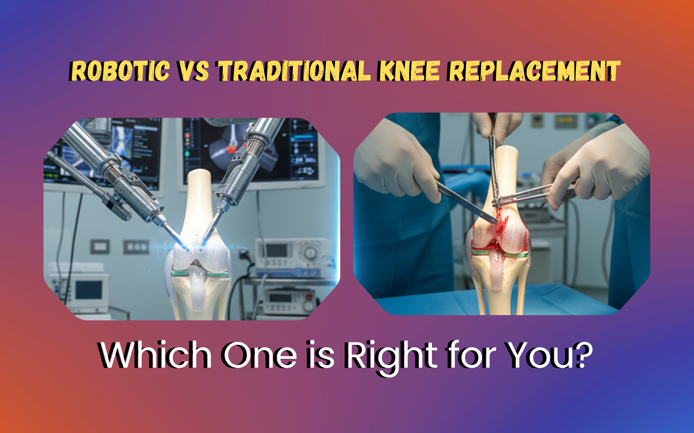 Robotic vs Traditional Knee Replacement: Which One is Right for You?
