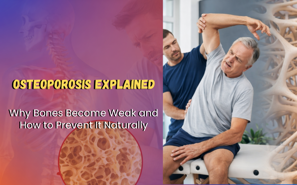 Osteoporosis Explained: Why Bones Become Weak and How to Prevent It Naturally